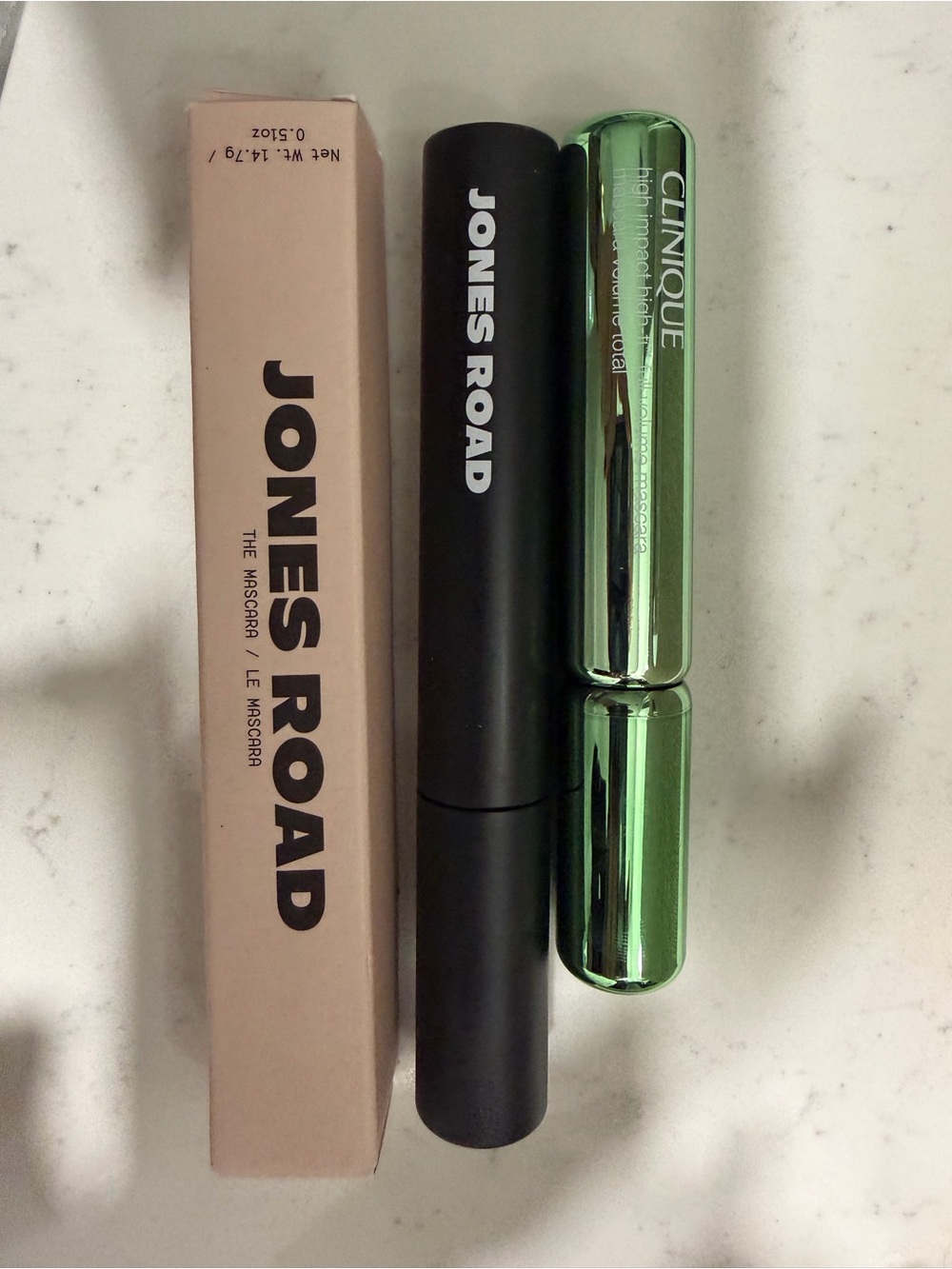 Jones Road and Clinique Black Mascara — Volumizing Lash Formula